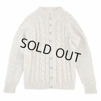 USED 80's denmark handknit cardigan / デンマーク ニットカーディガン