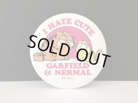 USA ビンテージ ガーフィールド ナーマル 缶バッジ 缶バッチ Garfield