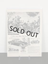 ETHYL CORPORATION ビンテージ LIFE誌 1953年 ビンテージ広告 切り取り アドバタイジング ポスター