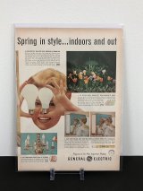 GENERAL ELECTRIC ビンテージ LIFE誌 1959年 ビンテージ広告 切り取り アドバタイジング ポスター