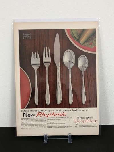 画像1: Silver Company ビンテージ LIFE誌 1957年 ビンテージ広告 切り取り アドバタイジング ポスター