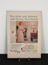 Westinghouse ビンテージ LIFE誌 1957年 ビンテージ広告 切り取り アドバタイジング ポスター
