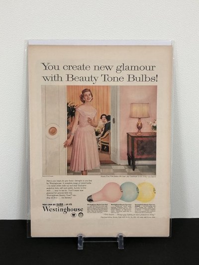 画像1: Westinghouse ビンテージ LIFE誌 1957年 ビンテージ広告 切り取り アドバタイジング ポスター