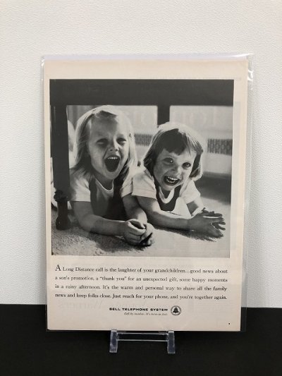 画像1: BELL TELEPHONE SYSTEM ビンテージ LIFE誌 1959年 ビンテージ広告 切り取り アドバタイジング ポスター