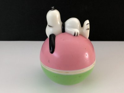 画像1: スヌーピー ビンテージ ROLY POLY おきあがりこぼし TOY vintage SNOOPY PEANUTS