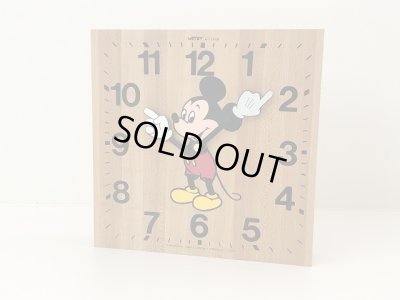 画像1: レア!! 2WAY仕様 壁掛け時計 置時計 ELGIN社製 ミッキーマウス ディズニー ウォールクロック ヴィンテージ アンティーク 壁掛け時計 DISNEY