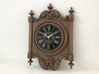BURWOOD社製 1960s 1970s ヴィンテージ ウォールクロック 壁掛け時計 ヴィクトリアン アンティーク USA vintage