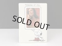 1980's ヴィンテージ HALLMARK スヌーピー フォトフレーム 写真立て PEANUTS USA ヴィンテージ