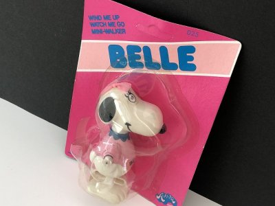 画像2: 1970's AVIVA スヌーピー ベル BELLE WIND-UP TOY 未開封 ヴィンテージ PEANUTS