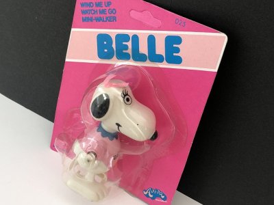 画像2: 1970's AVIVA スヌーピー ベル BELLE WIND-UP TOY 未開封 ヴィンテージ PEANUTS