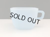 グラスベイク リプトン Lipton スープマグ 水色 Glasbake ヴィンテージ USA