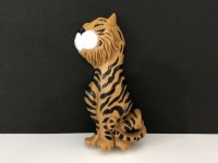 ヴィンテージ 壁掛け飾り トラ 虎 ウォールデコ ディスプレイ BURWOOD vintage USA