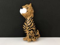 ヴィンテージ 壁掛け飾り トラ 虎 ウォールデコ ディスプレイ BURWOOD vintage USA
