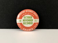 1973年 ビンテージ 缶バッジ 缶バッチ USA vintage ヴィンテージ 1973's 70's