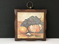 ヴィンテージ 壁掛け飾り WOOD ウォールデコ ディスプレイ フルーツ vintage USA
