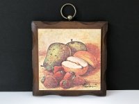 ヴィンテージ 壁掛け飾り WOOD ウォールデコ ディスプレイ フルーツ vintage USA