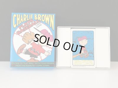 画像1: CHARLIE CROWN チャーリーブラウン PLAYS BASEBALL CARD GAME カードゲーム トランプ USA ヴィンテージ PEANUTS スヌーピー