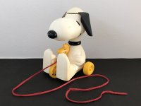 スヌーピー ウッドストック 1970's 1980's HASBRO製 PULL TOY ヴィンテージ vintage SNOOPY PEANUTS USA