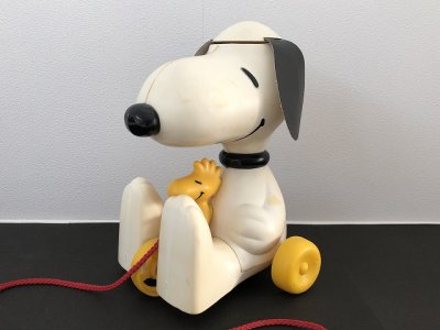 画像2: スヌーピー ウッドストック 1970's 1980's HASBRO製 PULL TOY ヴィンテージ vintage SNOOPY PEANUTS USA