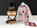 画像1: レア ガーフィールド & アーリーン セット Bride & Groom USA ヴィンテージ ENESCO 置物 Garfield 1980s (1)