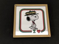 スヌーピー PEANUTS 1970's ヴィンテージ ミラー 鏡 壁掛け vintage USA