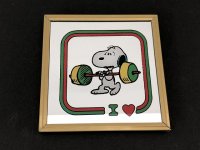 スヌーピー PEANUTS 1970's ヴィンテージ ミラー 鏡 壁掛け vintage USA