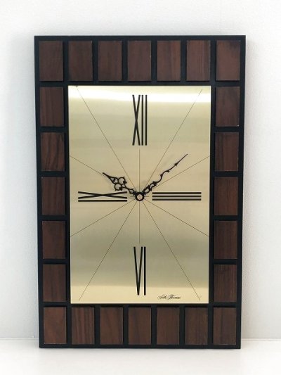 画像1: 1960's 1970's SETH THOMAS セストーマス ビンテージ ウォールクロック モダン 壁掛け時計 vintage アンティーク