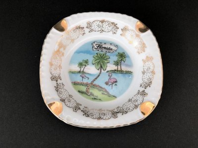 画像1: USA ヴィンテージ スーベニア アッシュトレイ フロリダ州 灰皿 Florida vintage souvenir ashtray