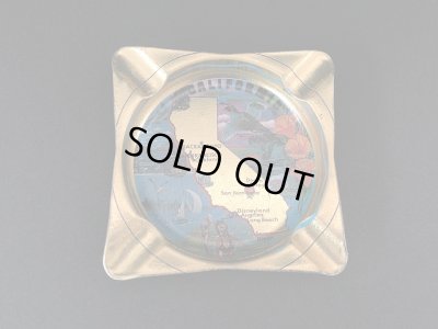 画像1: USA ヴィンテージ スーベニア アッシュトレイ カリフォルニア州 灰皿 California vintage souvenir ashtray