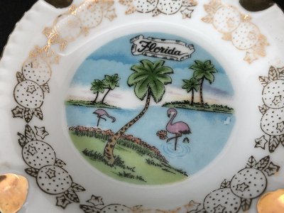 画像2: USA ヴィンテージ スーベニア アッシュトレイ フロリダ州 灰皿 Florida vintage souvenir ashtray