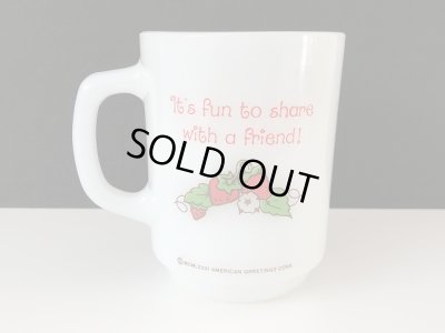 画像3: レア!! ファイヤーキング ストロベリーショートケーキ パップケーキ マグ Fire-king USA ヴィンテージ