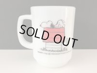 ファイヤーキング スヌーピー モーニングアレルギー マグカップ USA ヴィンテージ Fire-king SNOOPY PEANUTS