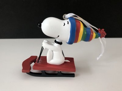 画像2: スヌーピー フィギュア オーナメント PEANUTS オールド USA ヴィンテージ