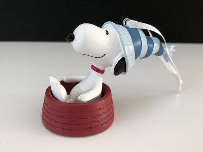 画像1: スヌーピー フィギュア オーナメント PEANUTS オールド USA ヴィンテージ