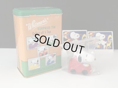 画像4: 可愛い缶 シール付き USA SNOOPY スヌーピー PVC フィギュア Whitman's オールド ビンテージ PEANUTS