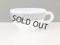 オールドパイレックス グレーリーフ カップ USA ヴィンテージ OLD PYREX
