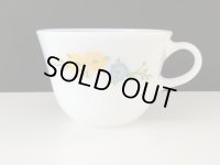 オールドパイレックス お花 蝶々 カップ フラワー バタフライ USA ヴィンテージ