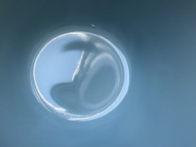 画像5: ファイヤーキング ターコイズブルー スプラッシュプルーフ ボウル  Ｌ サイズ Fire-king 1956年〜1958年