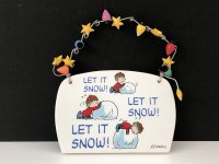 DEPARTMENT56 スヌーピー ライナス 壁掛け飾り ウォールデコ オーナメント PEANUTS オールド ヴィンテージ USA