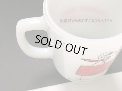 画像7: レアマグ ファイヤーキング スヌーピー レッドバロン RED BARON USA ヴィンテージ PEANUTS Fire-king SNOOPY マグカップ