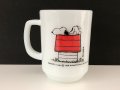 ファイヤーキング スヌーピー モーニングアレルギー マグカップ USA ヴィンテージ Fire-king SNOOPY PEANUTS
