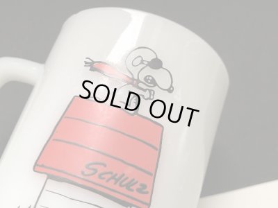 画像9: レアマグ ファイヤーキング スヌーピー レッドバロン RED BARON USA ヴィンテージ PEANUTS Fire-king SNOOPY マグカップ