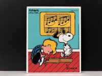 1970's スヌーピー シュローダー PLAYSKOOL ウッドパズル ヴィンテージ  vintage USA SNOOPY 1970年代