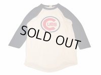 USED シカゴカブス 七分丈 ラグラン Tシャツ