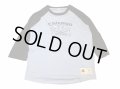 USED Champion チャンピオン 七分丈 ラグラン Tシャツ