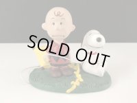 ヴィンテージ Danbury Mint ダンバリーミント 1993s [STRUNG OUT] スヌーピー チャーリーブラウン フィギュア 置物 USA PEANUTS