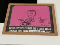 1967年 スヌーピー ライナス フレームポスター アートフレーム USA SNOOPY ピーナッツ PEANUTS
