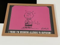 1967年 スヌーピー チャーリーブラウン フレームポスター アートフレーム USA SNOOPY ピーナッツ PEANUTS