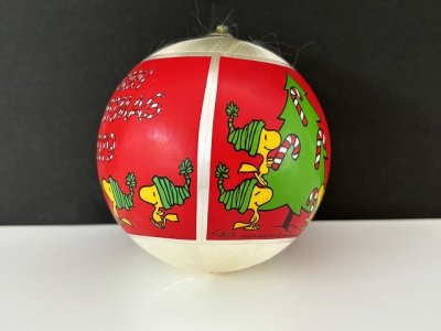 画像2: 1979年 ビンテージ スヌーピー PEANUTS クリスマス ball ボール オーナメント USA SNOOPY vintage 