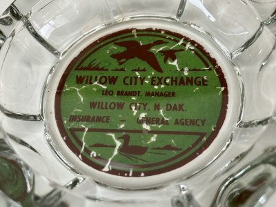 画像2: USA ヴィンテージ ガラス アッシュトレイ 灰皿 vintage 